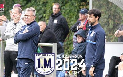 1. Mannschaft: Trainerteam auch in der Saison 2023/2024 am Petersberg