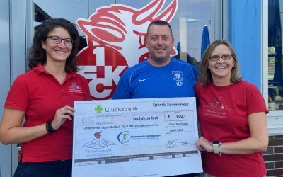 Spende für den Förderverein Jugendfußball des TSV Gau-Odernheim