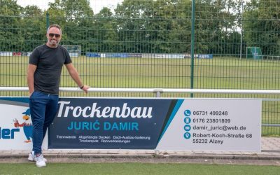 Damir Juric von der Firma Trockenbau Juric – wir sagen Dankeschön!