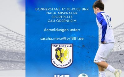 Offenes Sichtungstraining beim TSV 1881 Gau-Odernheim!  – Jahrgang 2012/2013